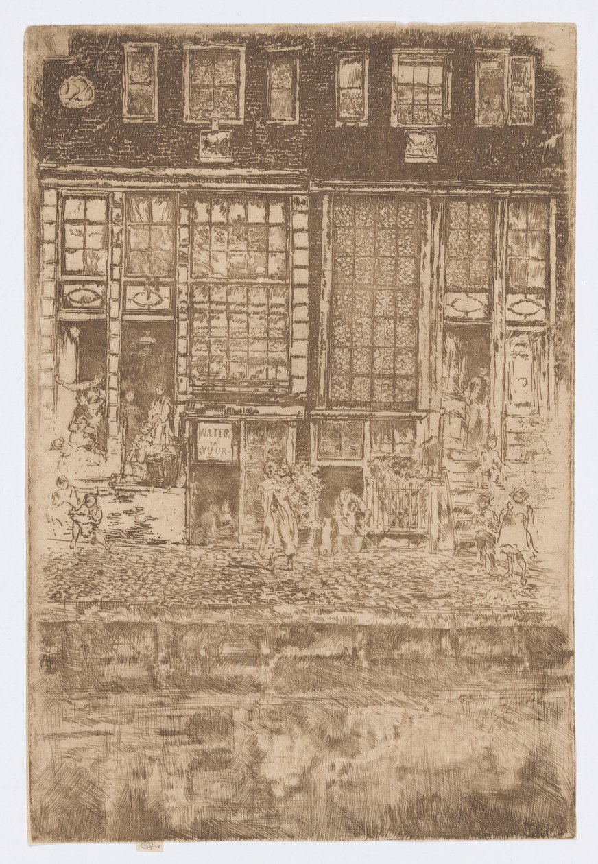 A cortina bordada de James Abbott McNeill Whistler