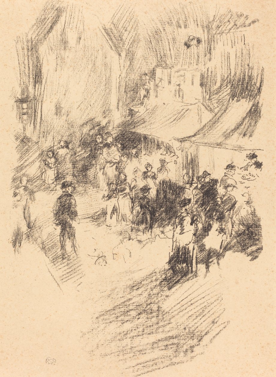 A Feira, 18951896. de James Abbott McNeill Whistler