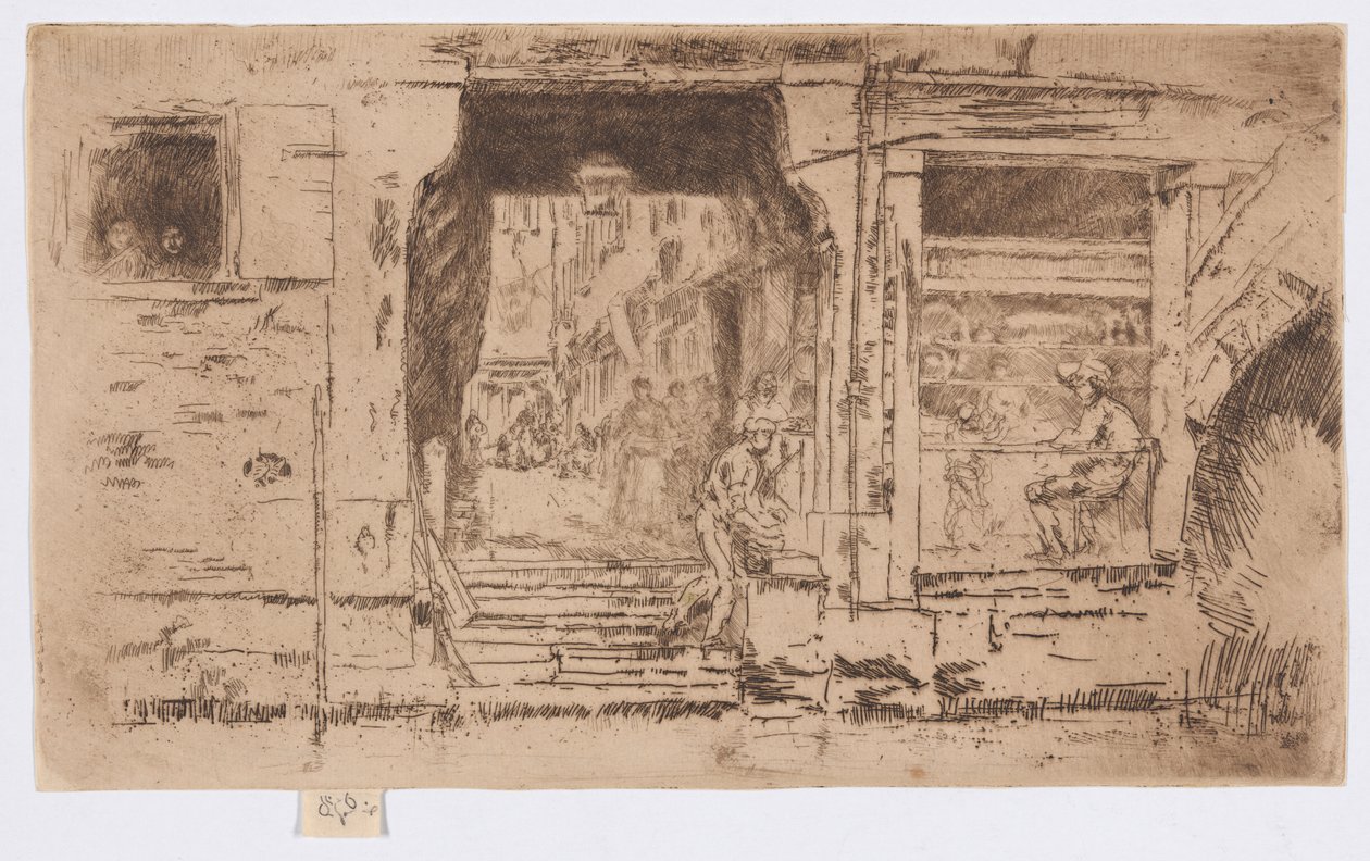 The Fish Shop, Veneza de James Abbott McNeill Whistler