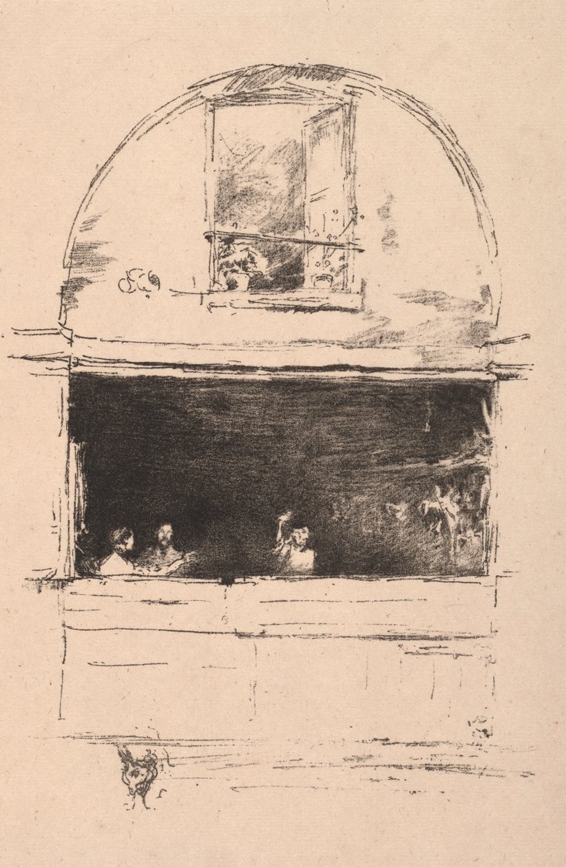 Forja, Passagem do Dragão, 1894. de James Abbott McNeill Whistler