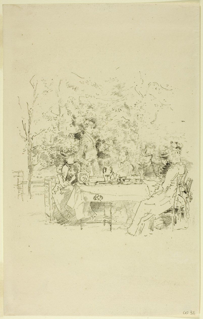 O Jardim, 1891 de James Abbott McNeill Whistler