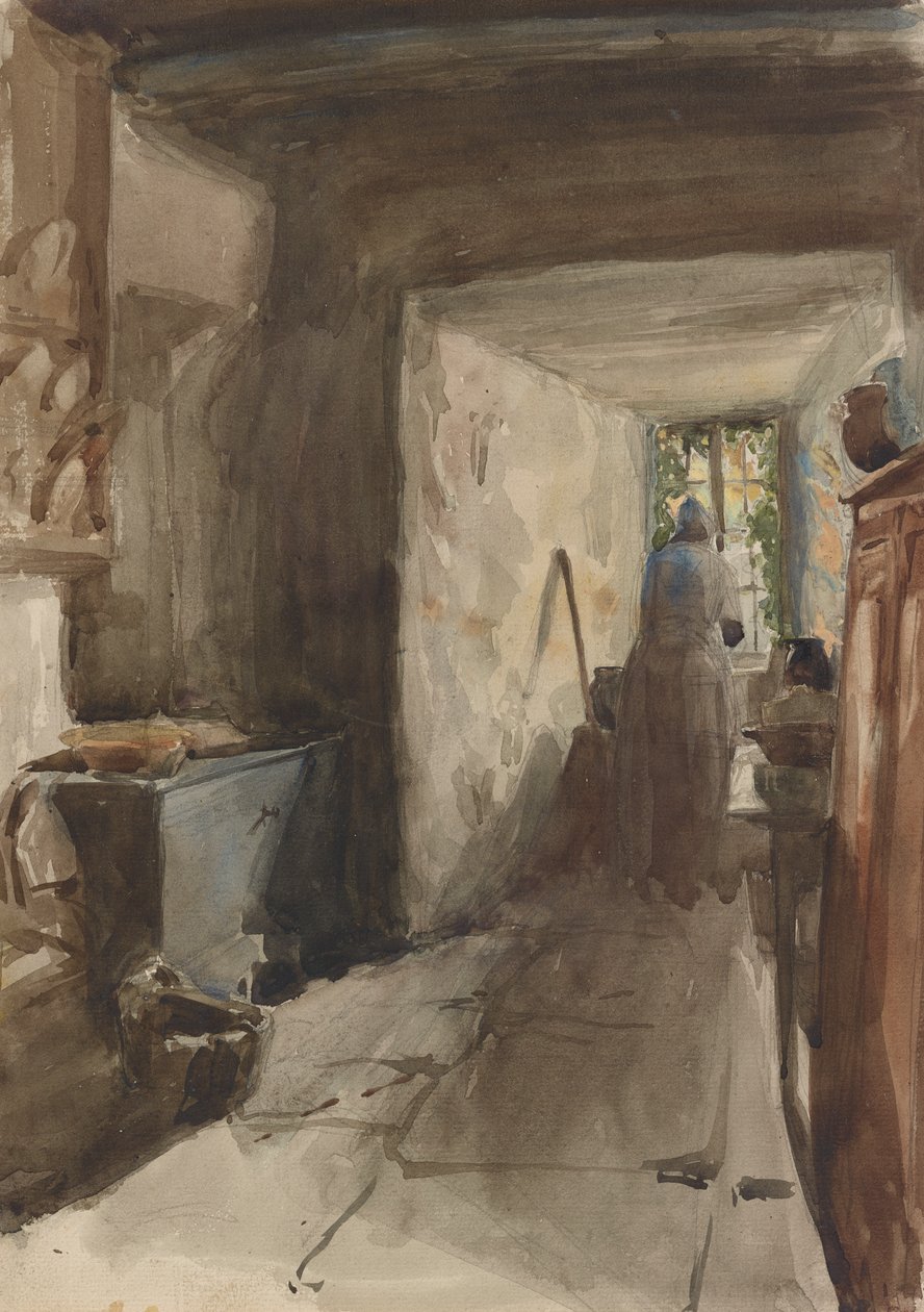 A Cozinha, 1858. de James Abbott McNeill Whistler