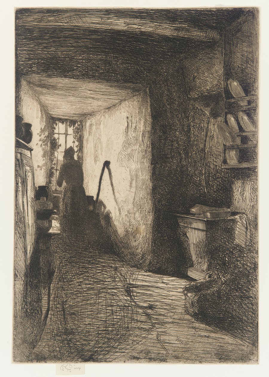 A Cozinha, 1858. de James Abbott McNeill Whistler