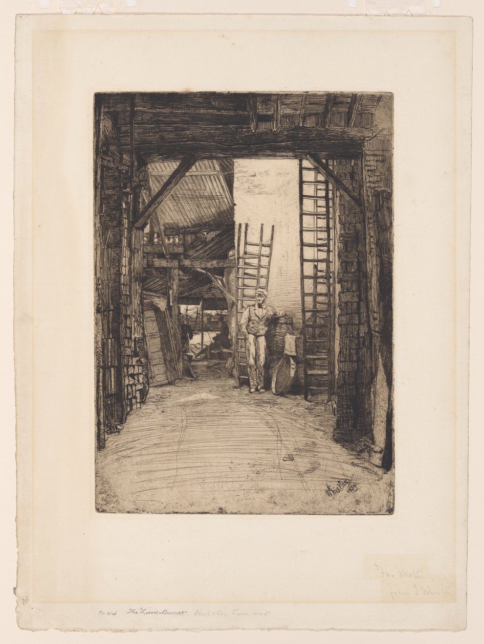 O queimador de cal de James Abbott McNeill Whistler