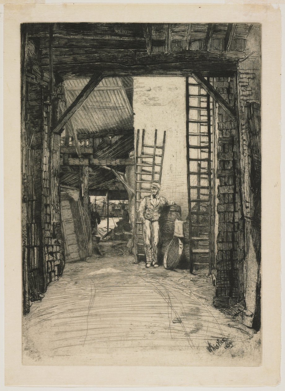 O Queimador de Cal de James Abbott McNeill Whistler