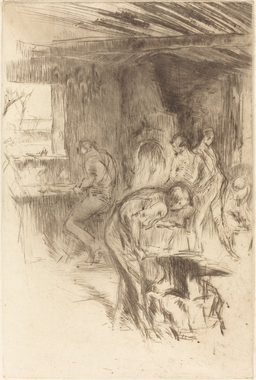 A Pequena Forja, 1875. de James Abbott McNeill Whistler