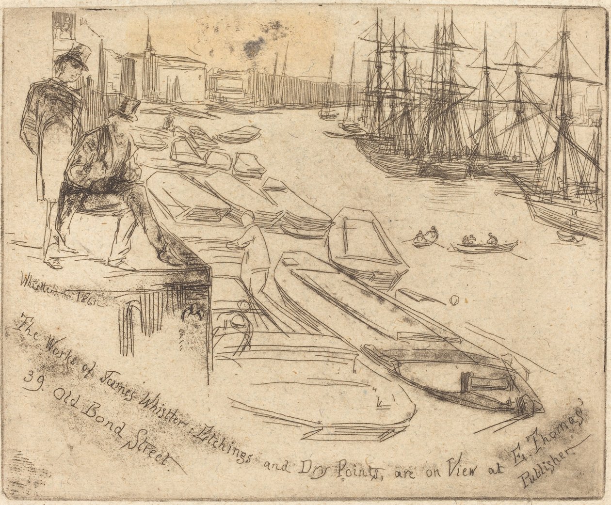 The Little Pool, 1861. de James Abbott McNeill Whistler