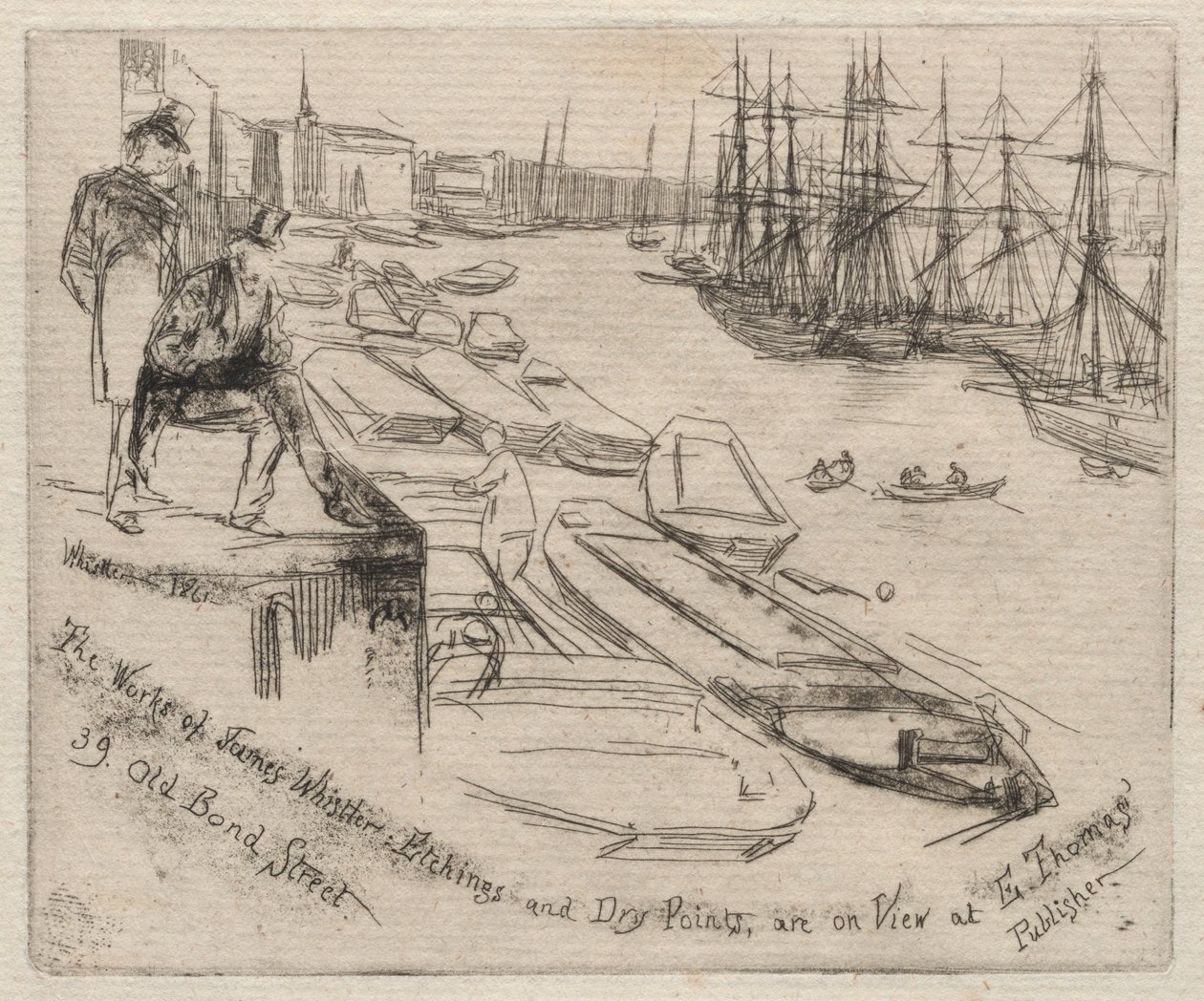 A Pequena Piscina, 1861. de James Abbott McNeill Whistler