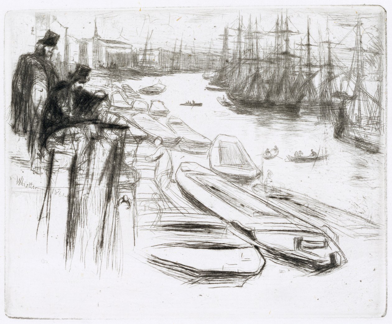 The Little Pool, No.1 (gravura) de James Abbott McNeill Whistler