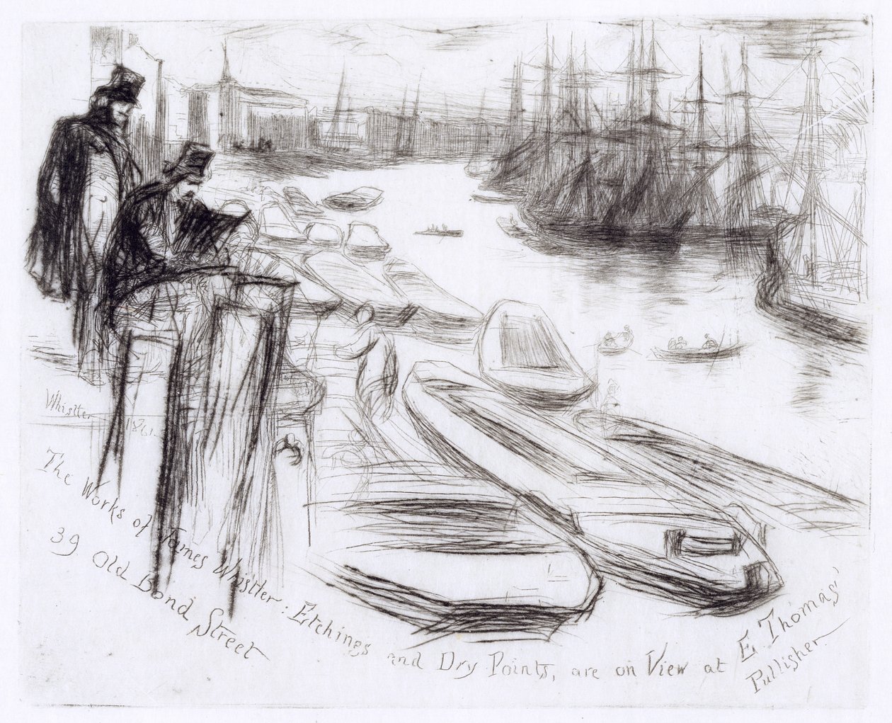 The Little Pool, No.2 (gravura) de James Abbott McNeill Whistler