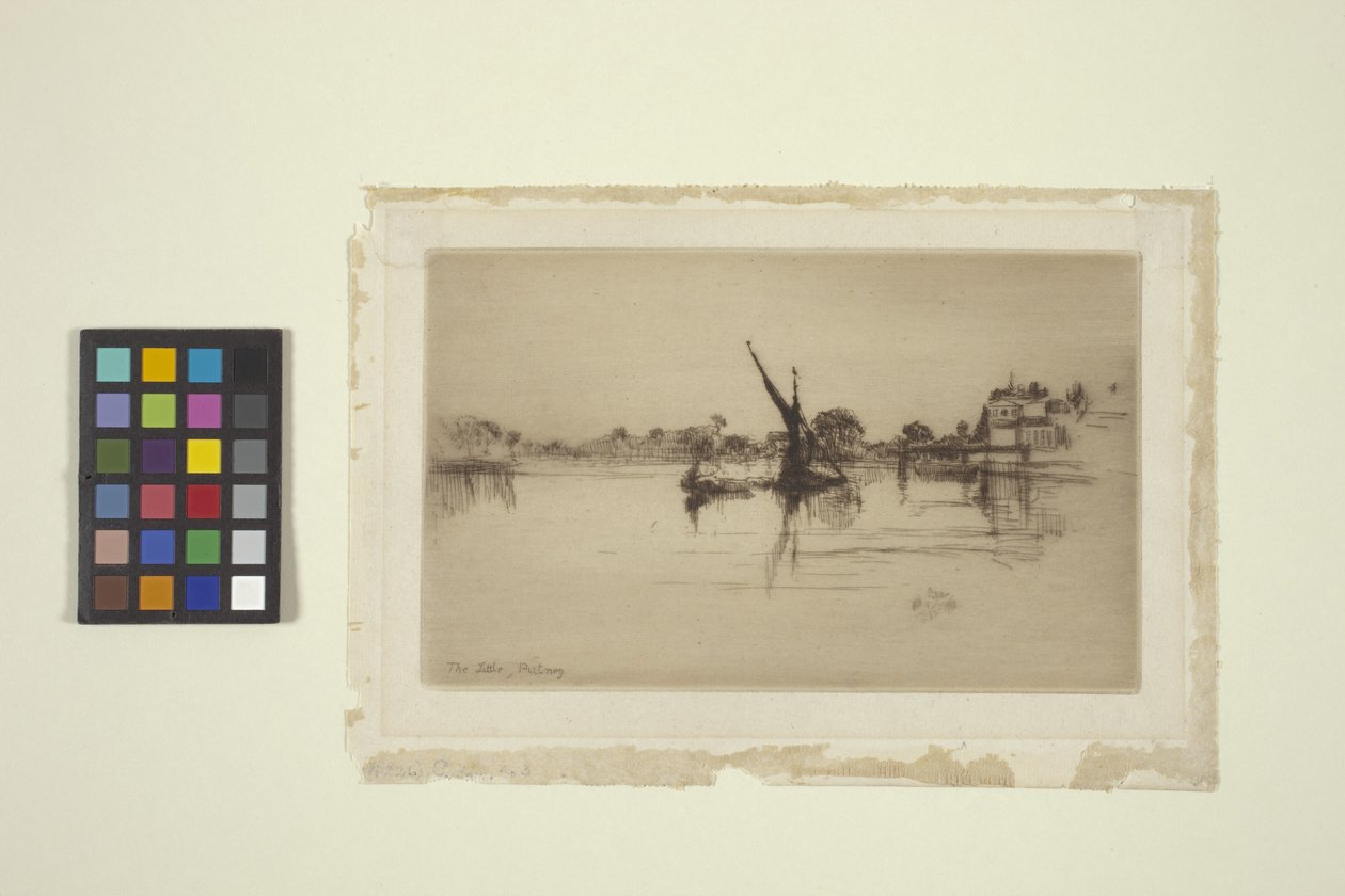 The Little Putney, No. 2 (gravura) de James Abbott McNeill Whistler