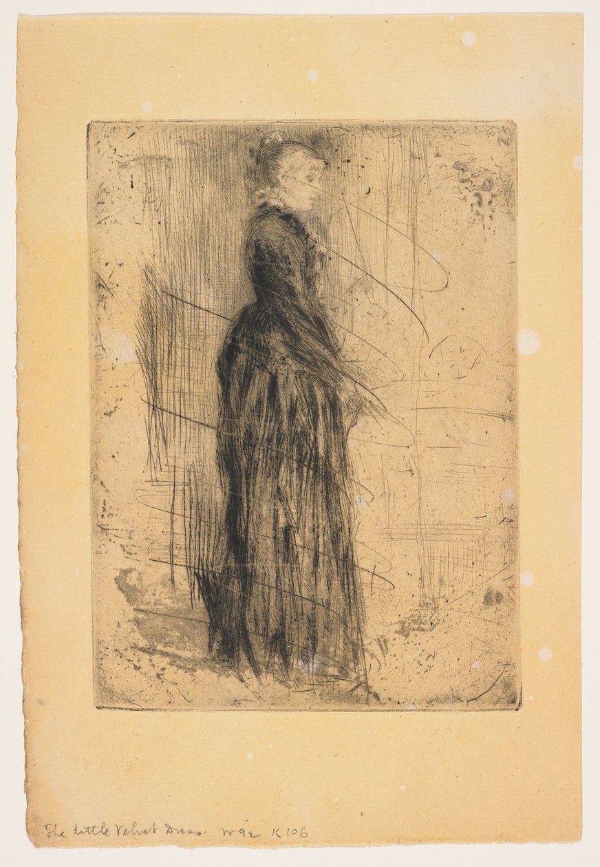 Das kleine Samtkleid de James Abbott McNeill Whistler