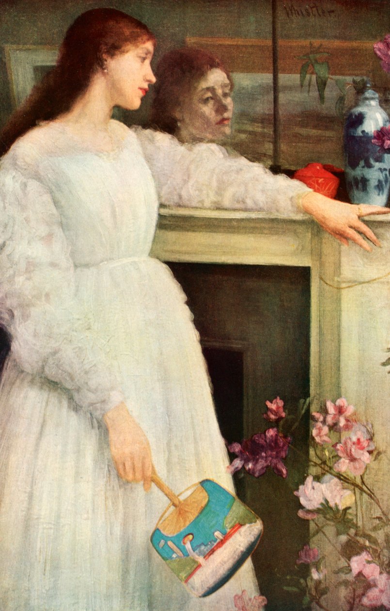 A Menina Branca, Placa de livro de James Abbott McNeill Whistler