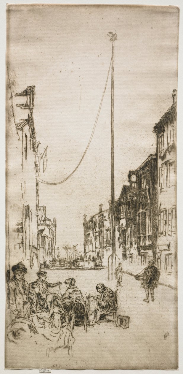 The Mast, 1880. de James Abbott McNeill Whistler