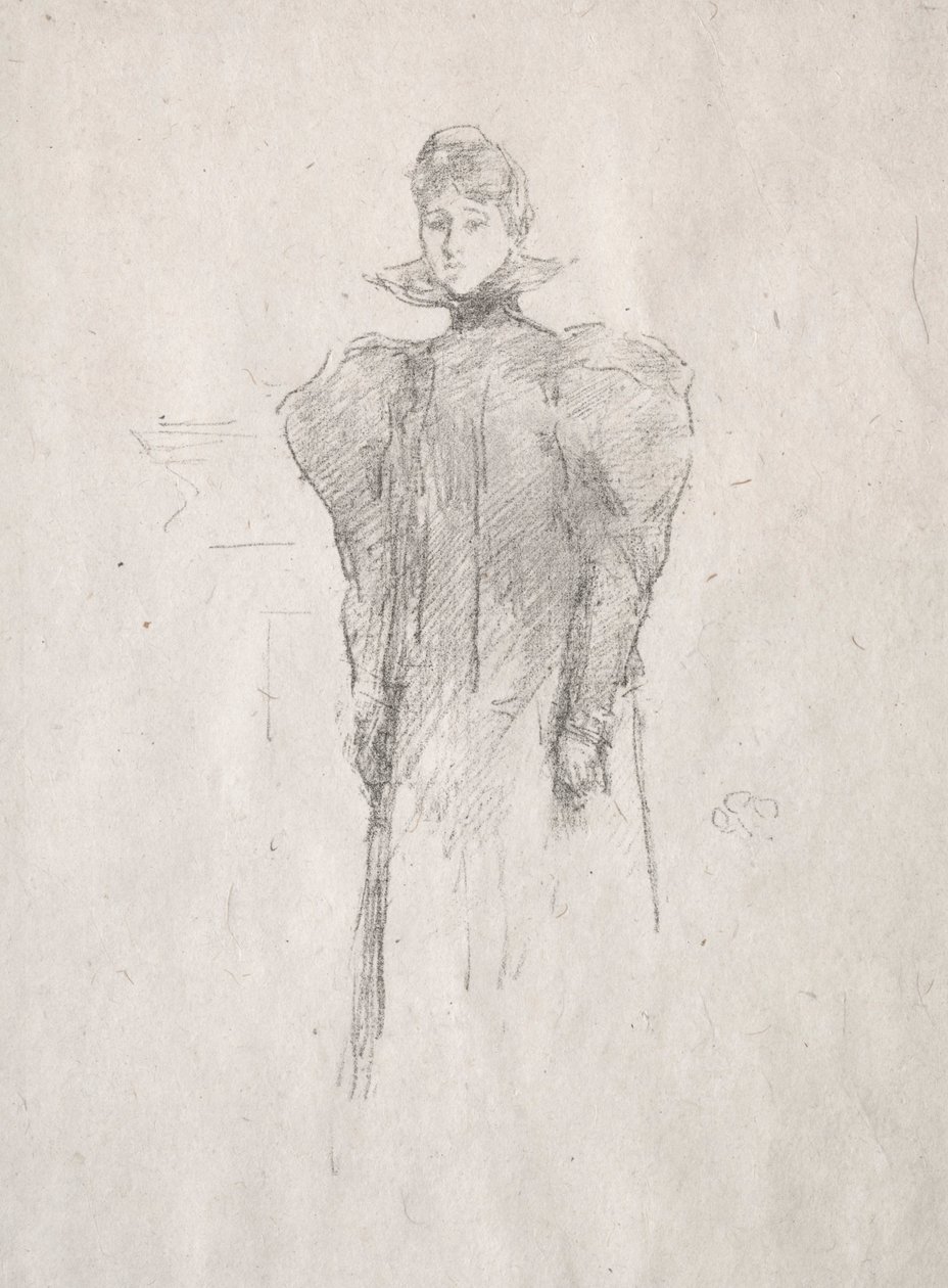O colar Medici. de James Abbott McNeill Whistler