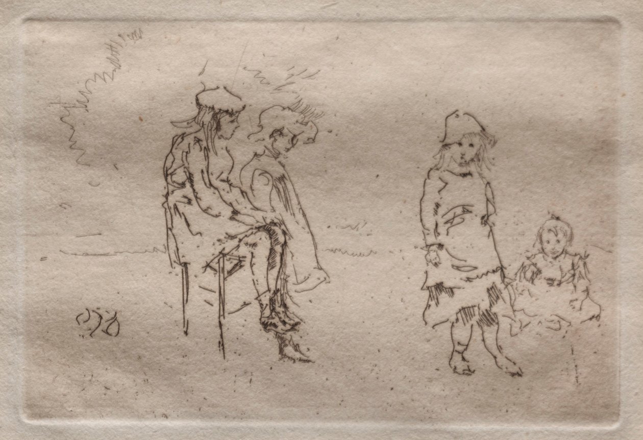 As crianças Menpes. de James Abbott McNeill Whistler