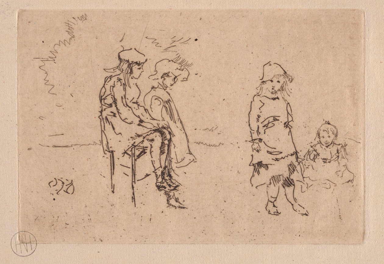 As crianças Menpes. de James Abbott McNeill Whistler