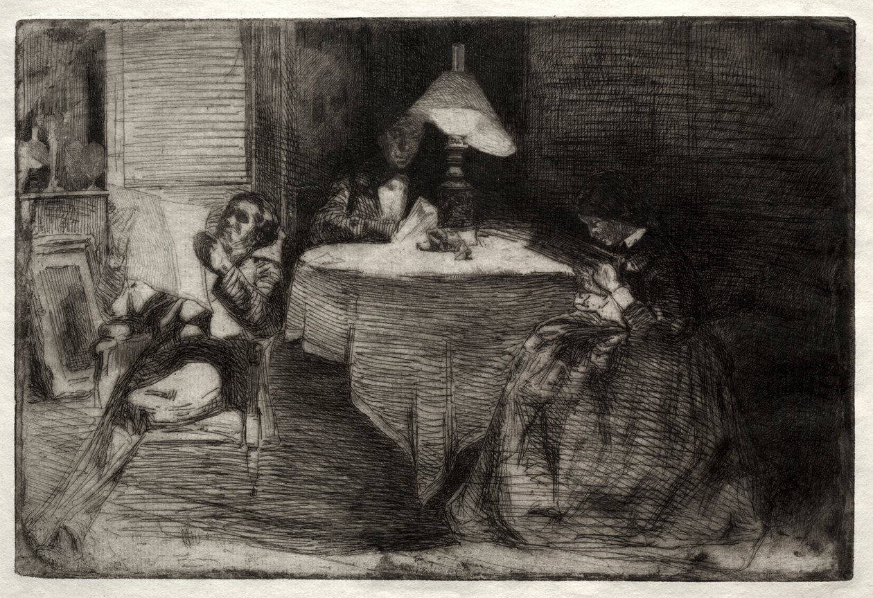 A sala de música. de James Abbott McNeill Whistler