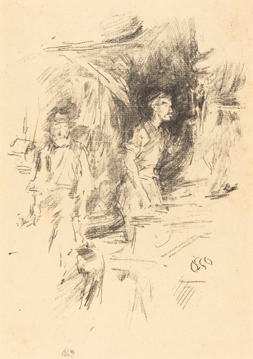 A História do Velho Smith, 1895. de James Abbott McNeill Whistler