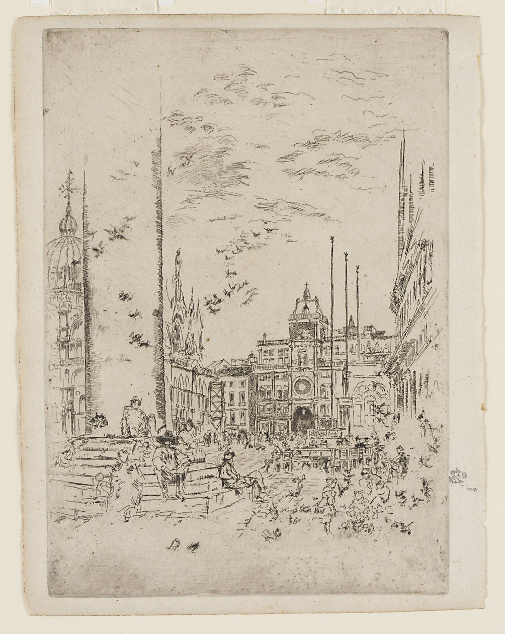 A Piazzetta de James Abbott McNeill Whistler