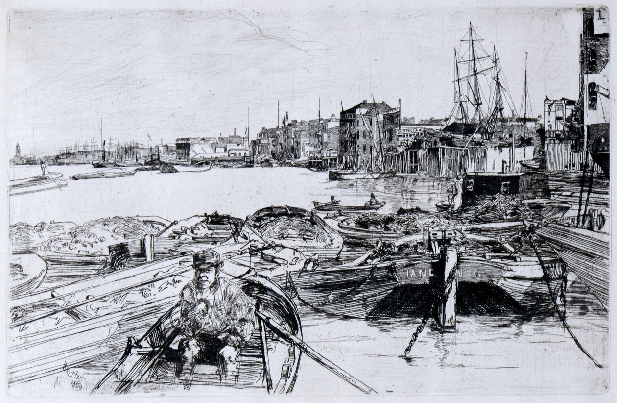 A piscina de James Abbott McNeill Whistler