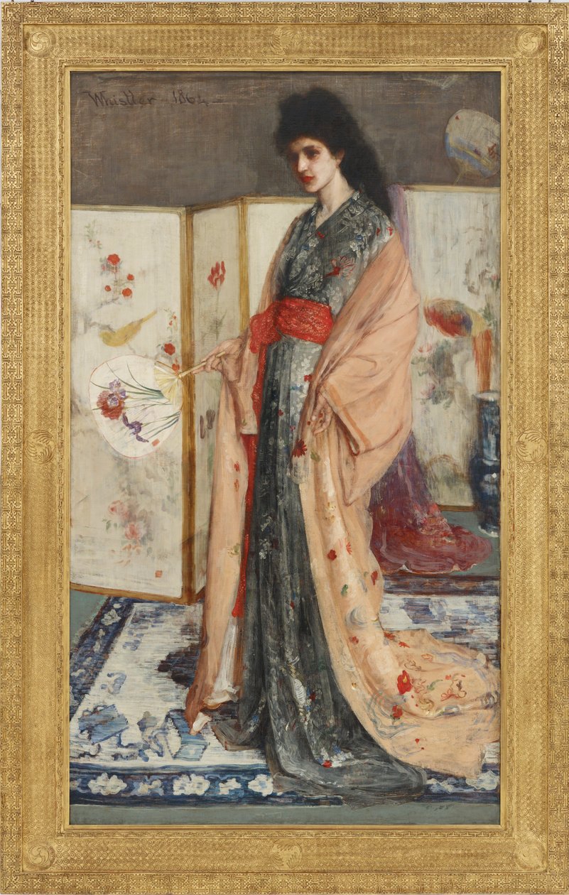 A Princesa do País da Porcelana La Princesse du pays de la porcelaine, 1863-1865. de James Abbott McNeill Whistler