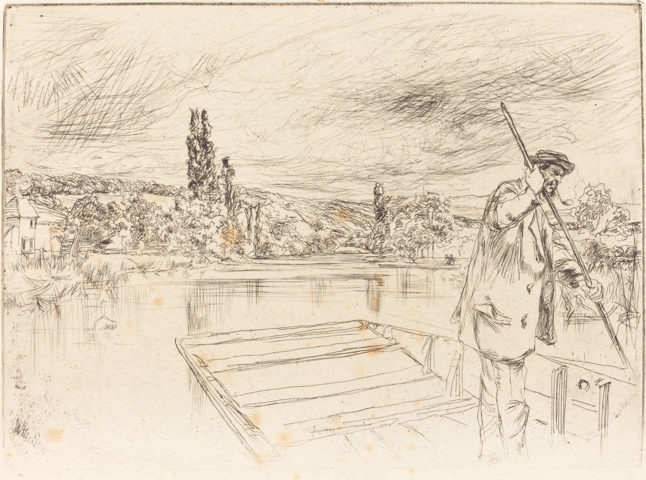 O Punt, 1861. de James Abbott McNeill Whistler