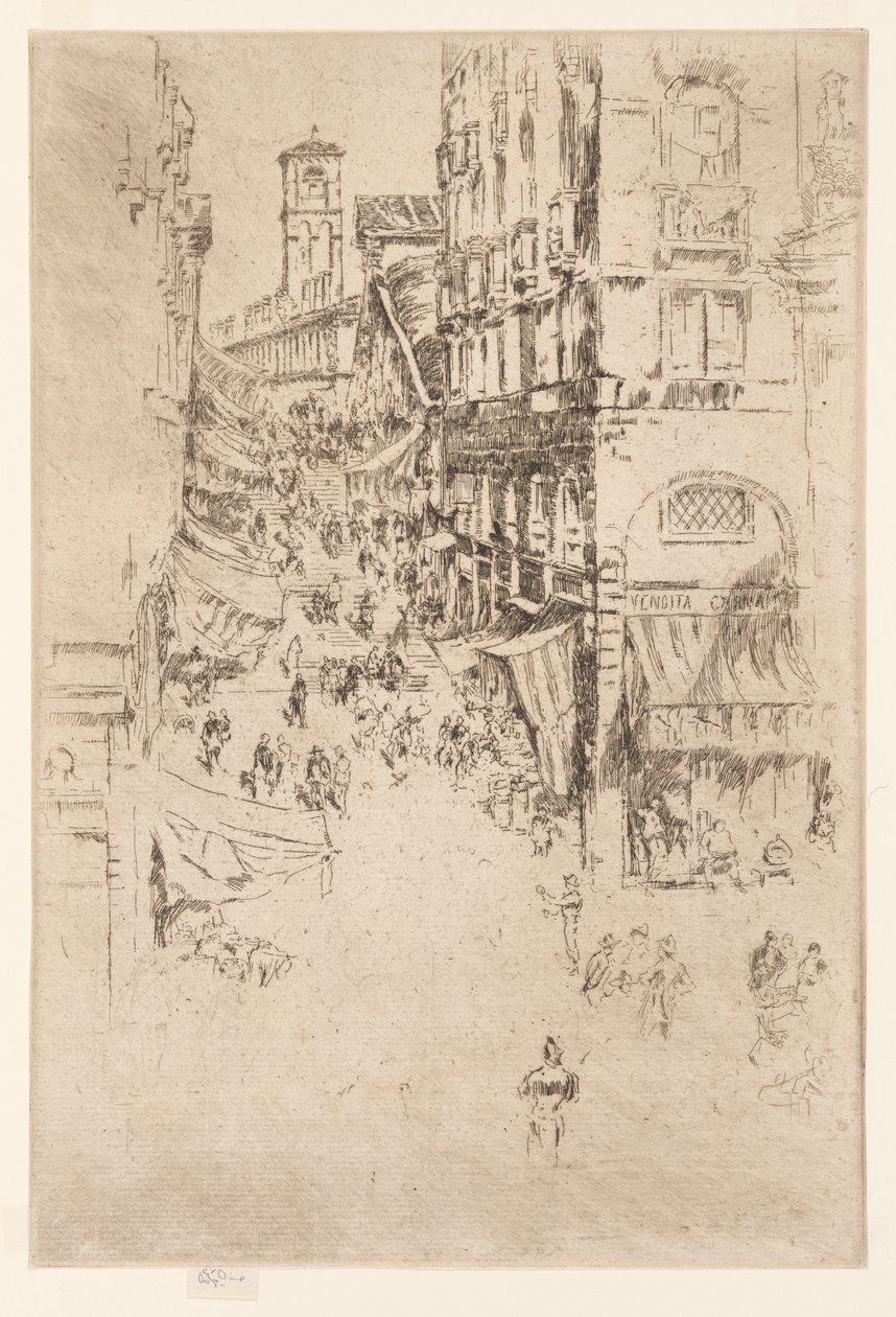 O Rialto de James Abbott McNeill Whistler