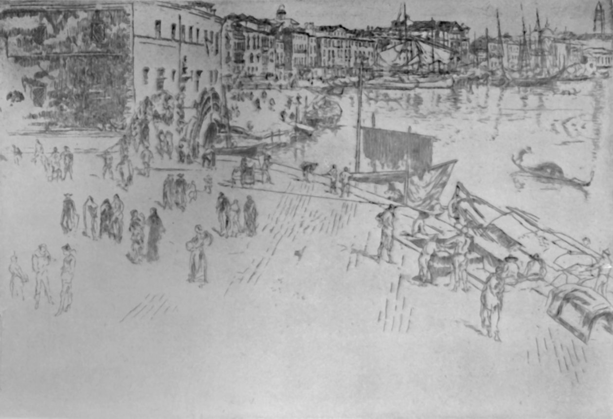 O Riva No. 1, 1879-1880, 1925. de James Abbott McNeill Whistler