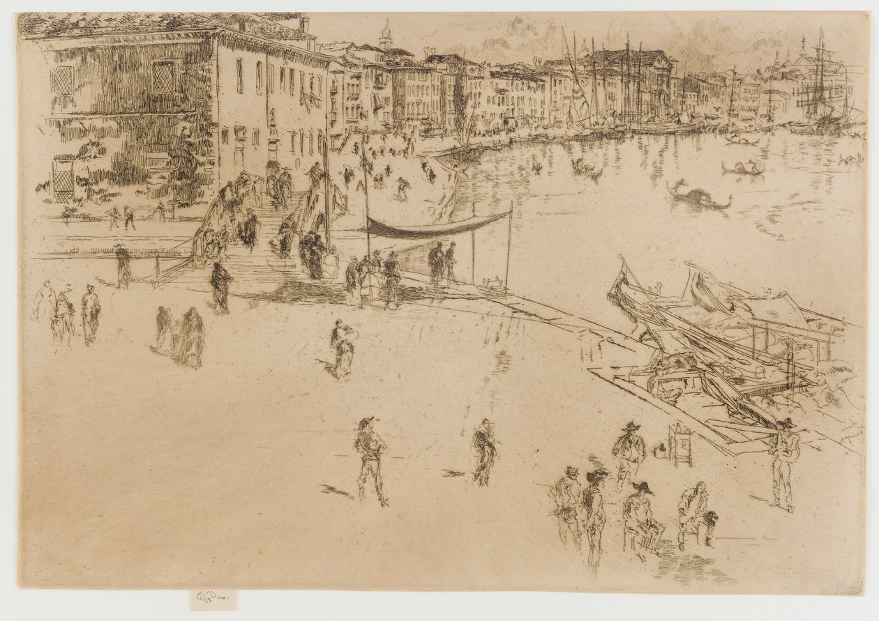 The Riva, No. 2, 1879-1880. de James Abbott McNeill Whistler