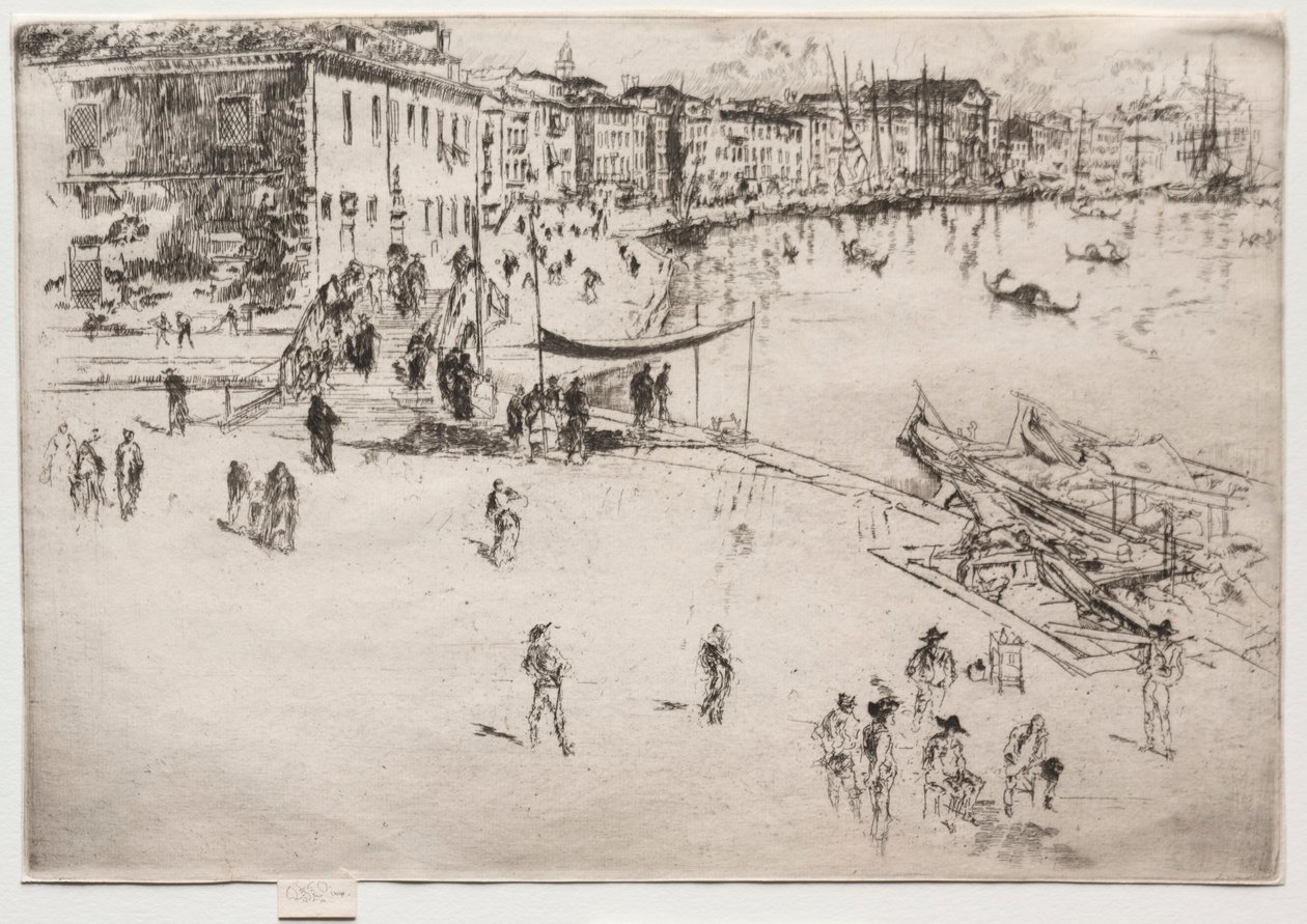 O Riva, n ° 2, 1886. de James Abbott McNeill Whistler