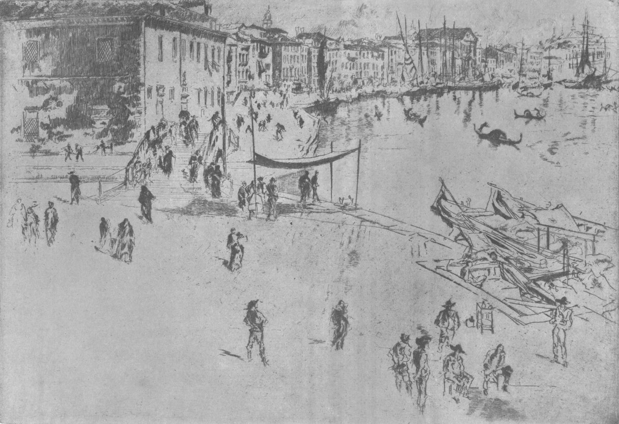 O Riva, Número Dois, c1880, 1904 de James Abbott McNeill Whistler