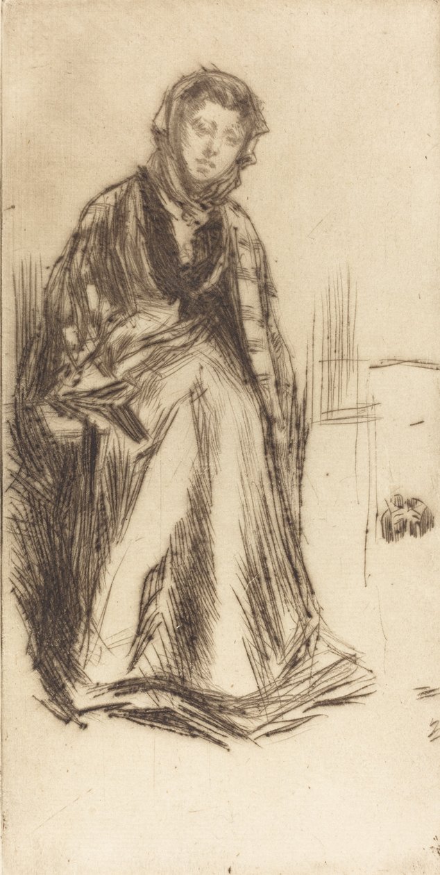A viúva escocesa, 1875. de James Abbott McNeill Whistler