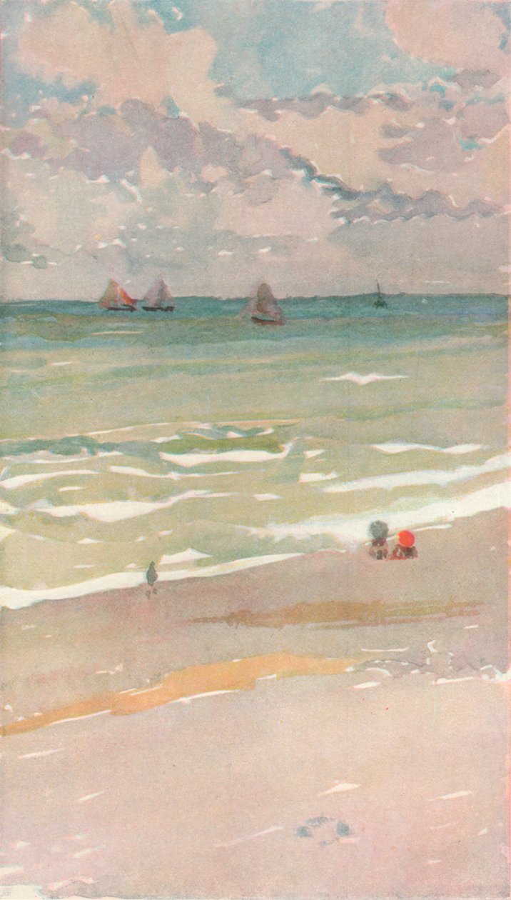 A costa do mar, c1880 1902 de James Abbott McNeill Whistler