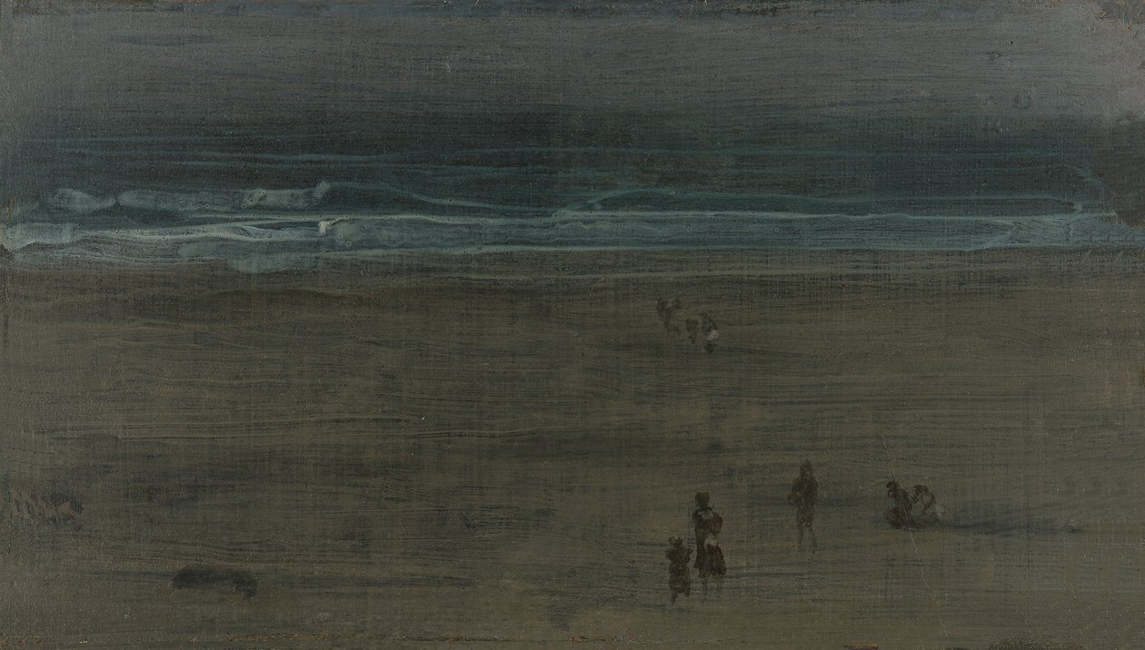 O Mar e a Areia, 1884. de James Abbott McNeill Whistler