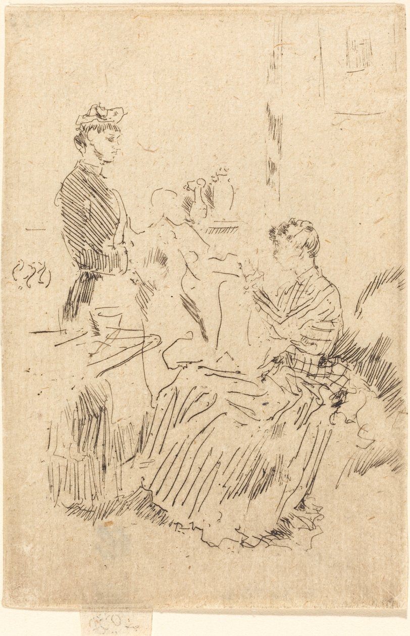 A Costureira, c. 18841886. de James Abbott McNeill Whistler