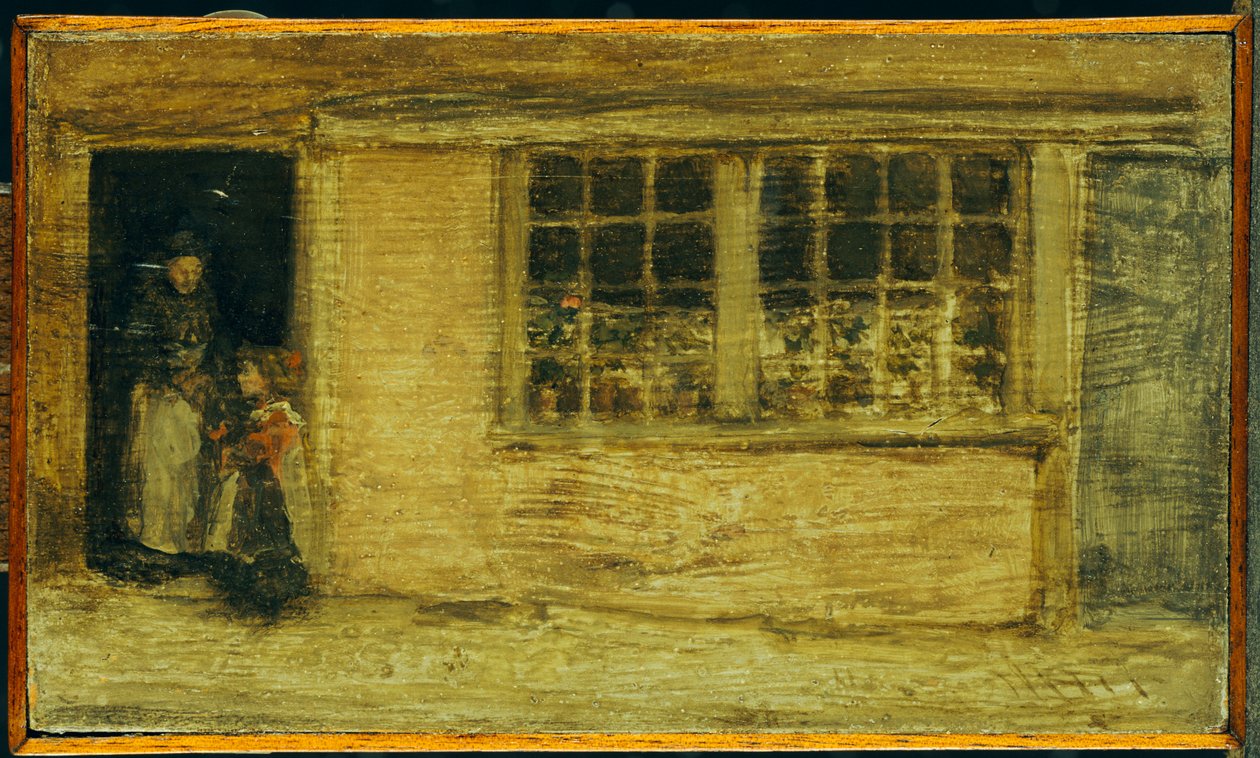 A vitrine da loja, c.1885-90 de James Abbott McNeill Whistler