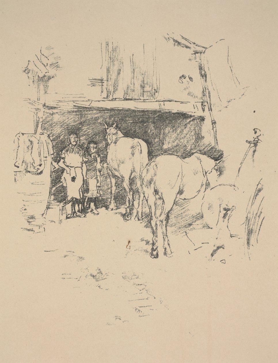 The Smith&39;s Yard de James Abbott McNeill Whistler