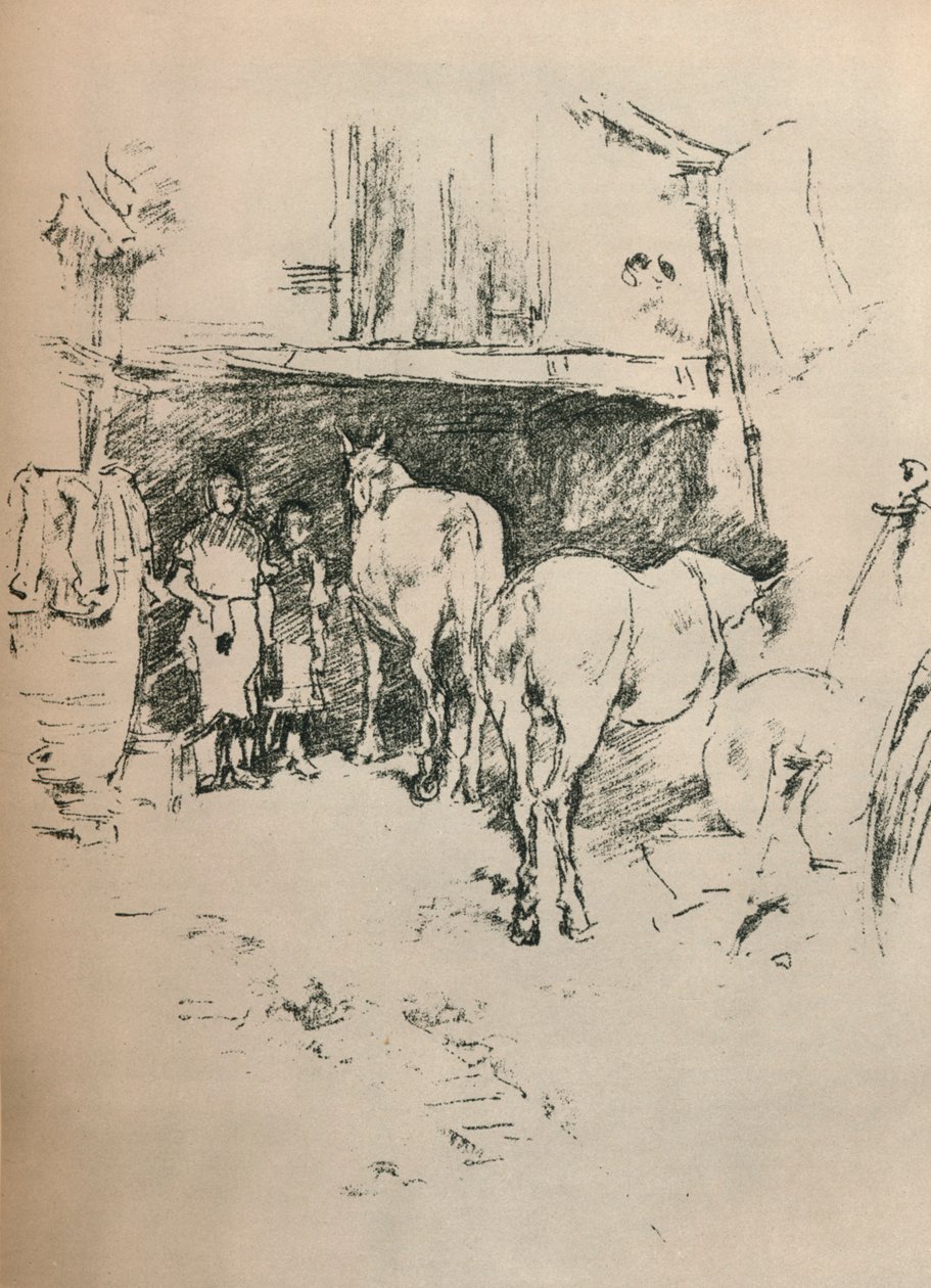 The Smiths Yard, 1895 de James Abbott McNeill Whistler