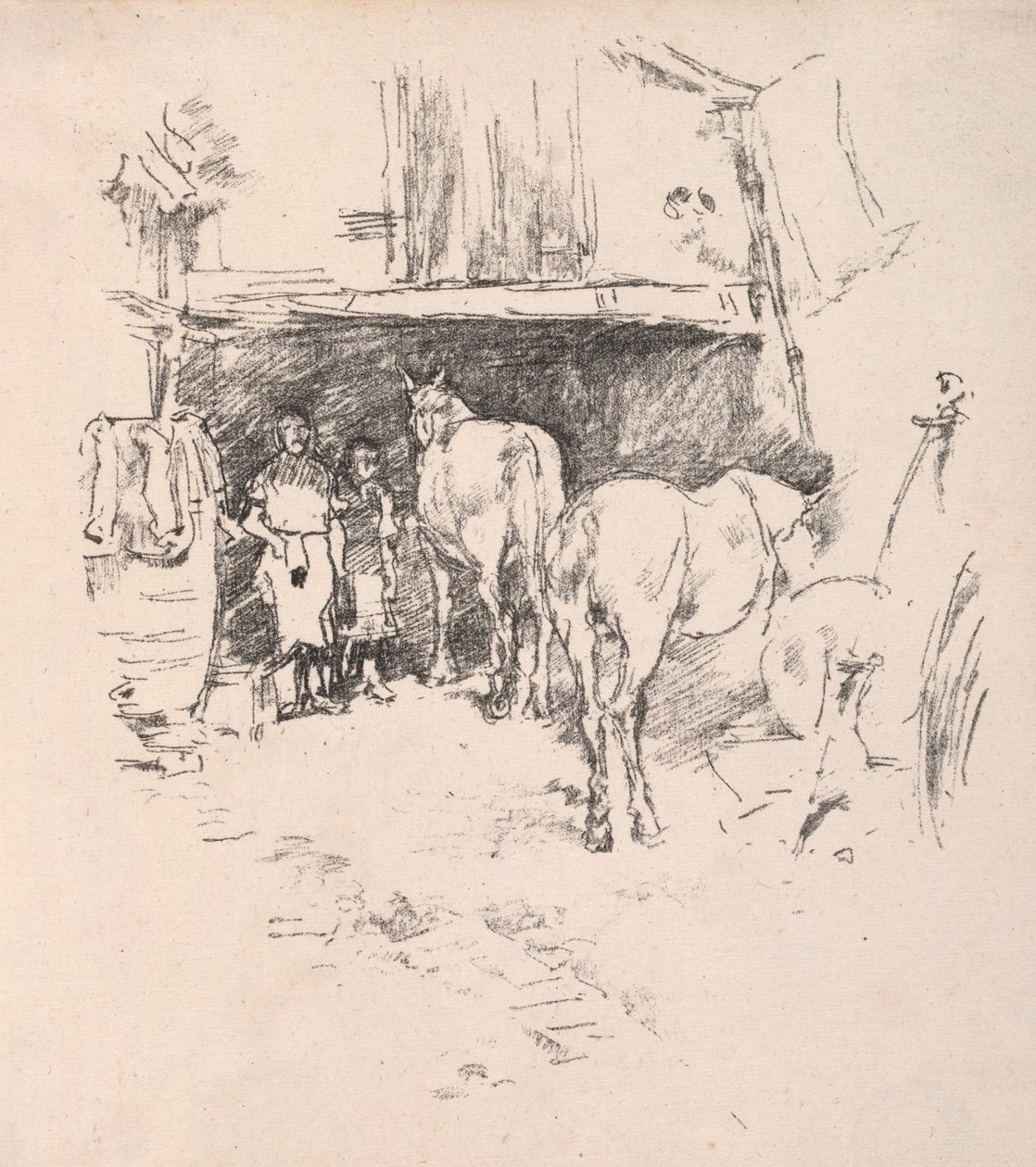 As etapas, jardins de Luxemburgo. de James Abbott McNeill Whistler