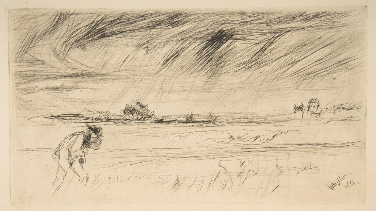 A tempestade, 1861. de James Abbott McNeill Whistler
