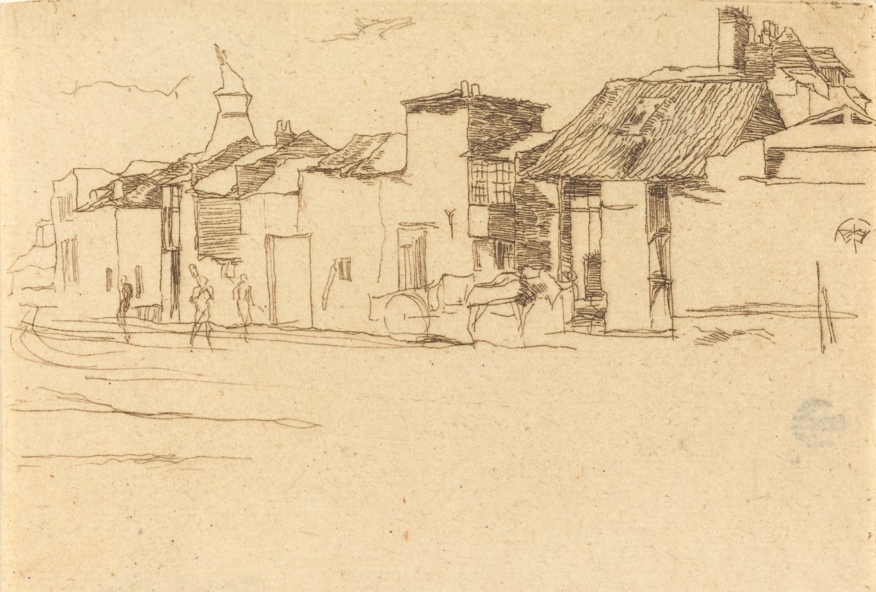 O Cisne, Chelsea, 1872. de James Abbott McNeill Whistler