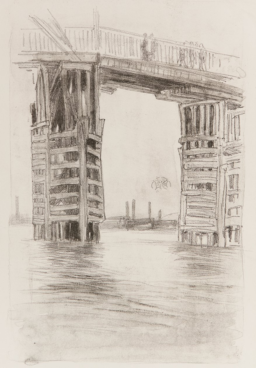 A Ponte Alta, 1878. de James Abbott McNeill Whistler
