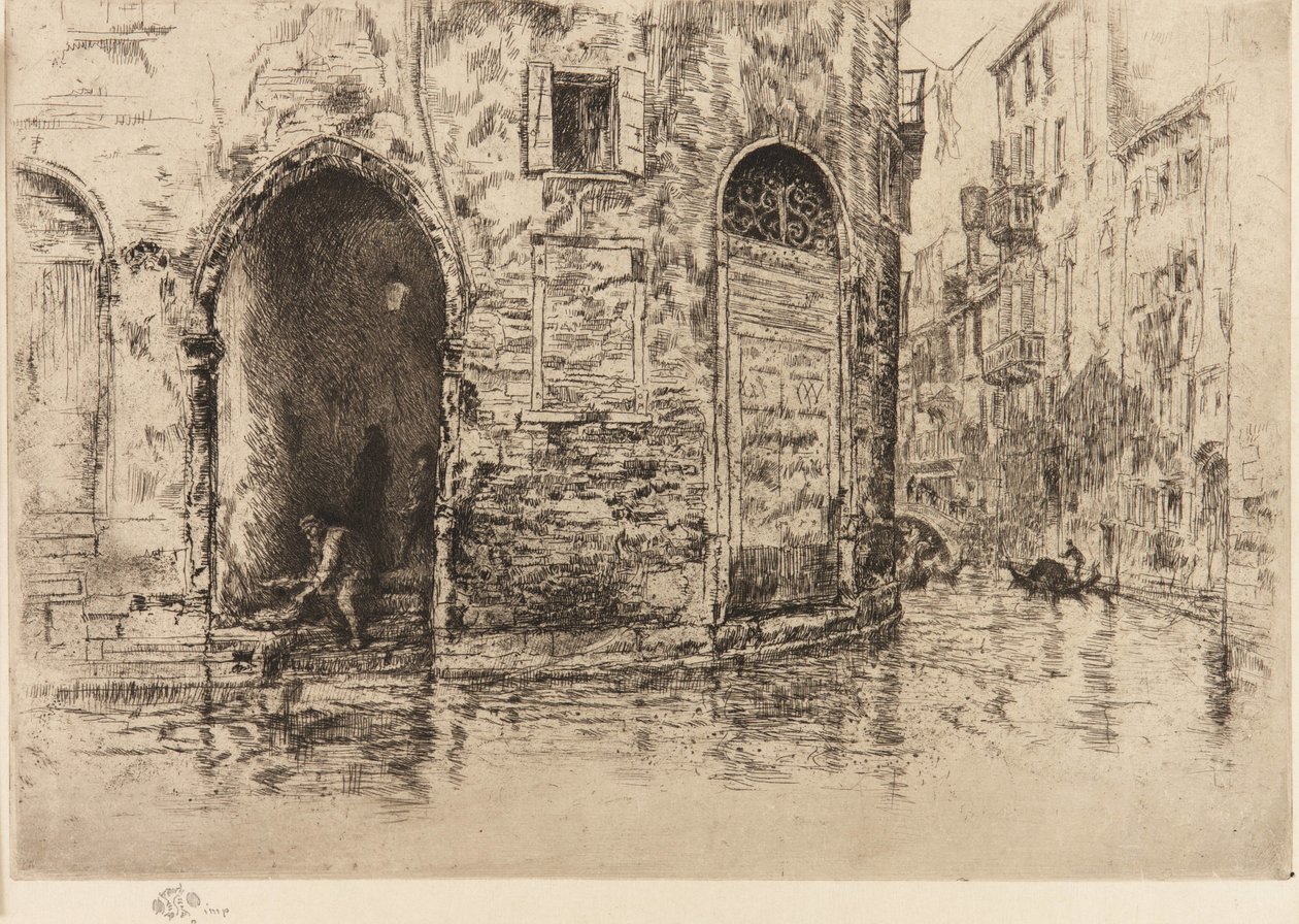 The Two Doorways, 1879-1880. de James Abbott McNeill Whistler