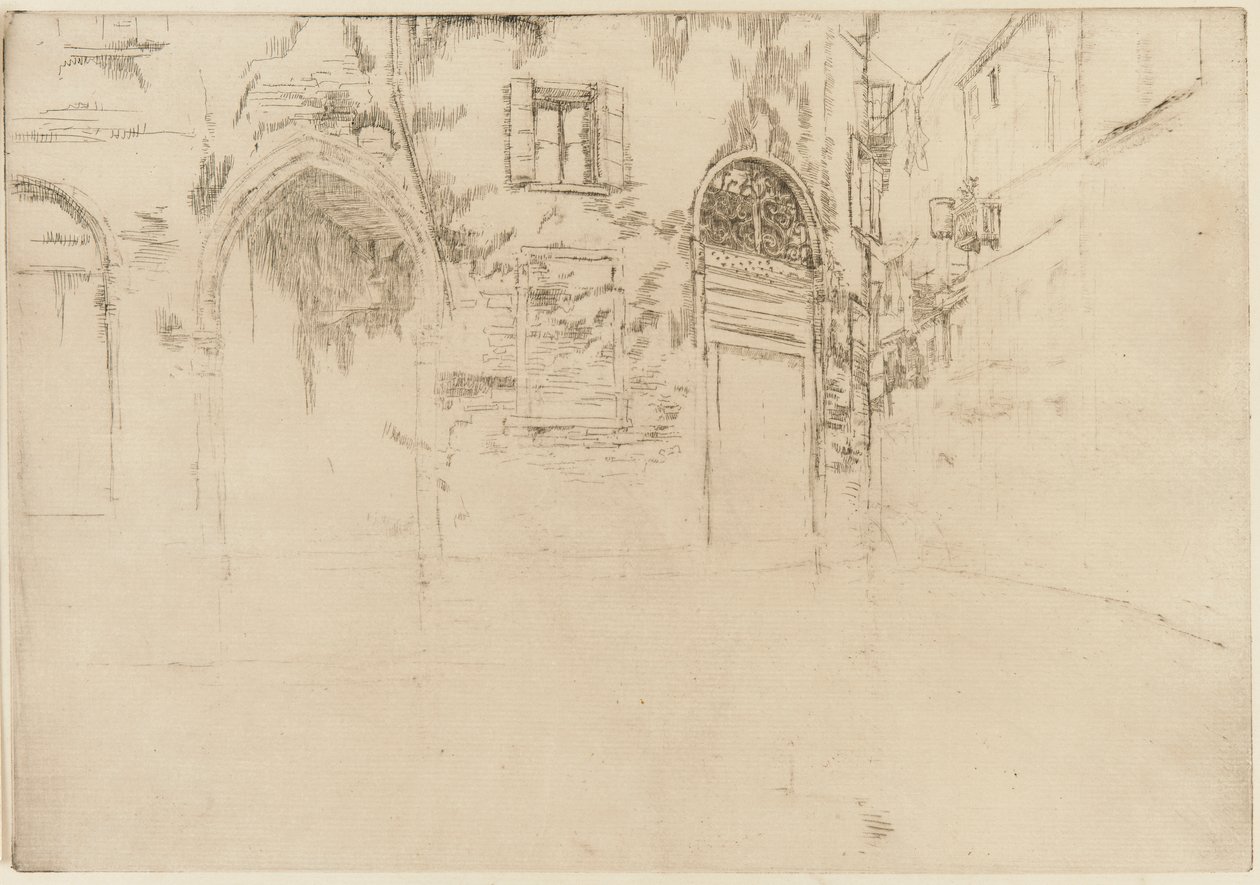 The Two Doorways, 1879-1880. de James Abbott McNeill Whistler