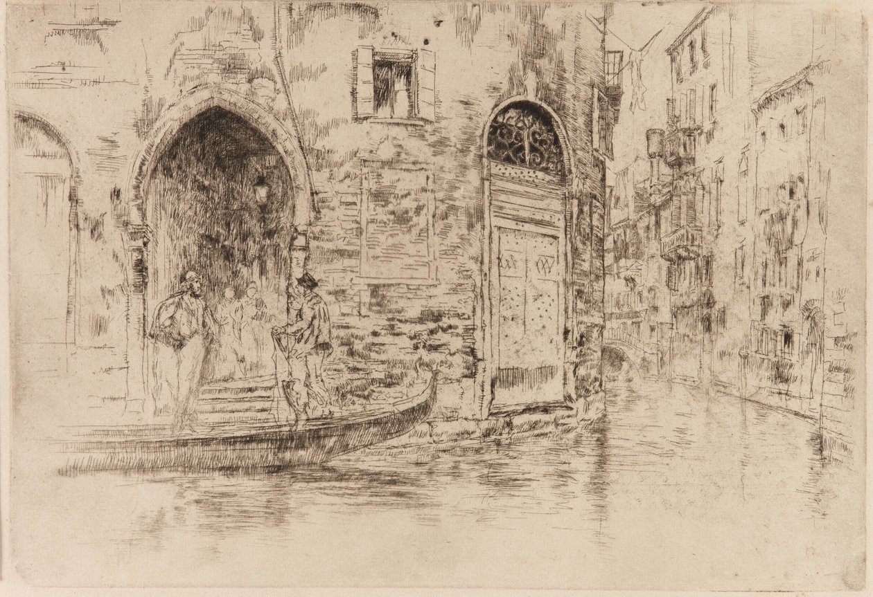As Duas Portas, 1879-1880. de James Abbott McNeill Whistler