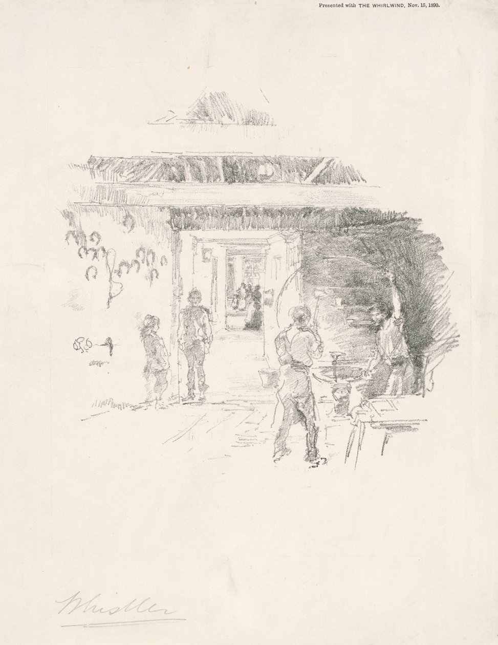 O Tyresmith, 1890. de James Abbott McNeill Whistler