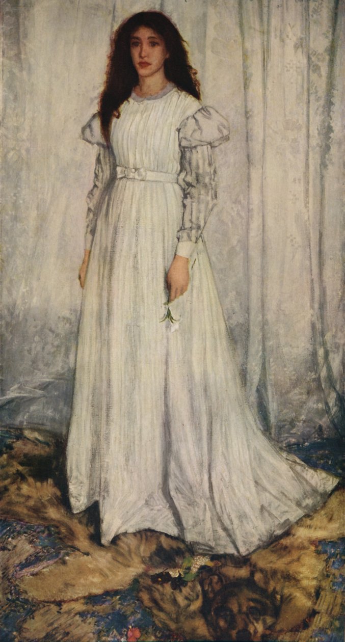 A menina branca, 1862 de James Abbott McNeill Whistler
