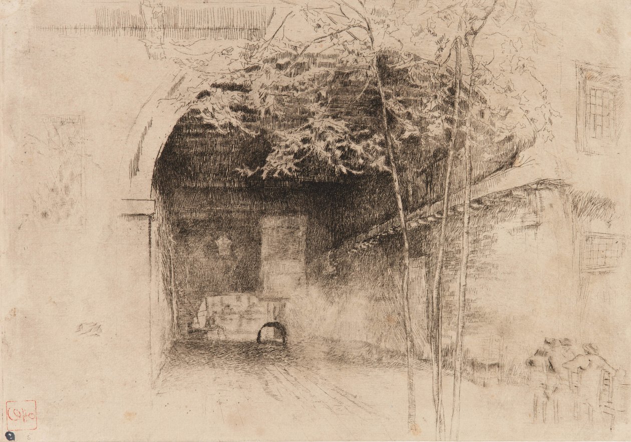 Traghetto, 1879-1880. de James Abbott McNeill Whistler