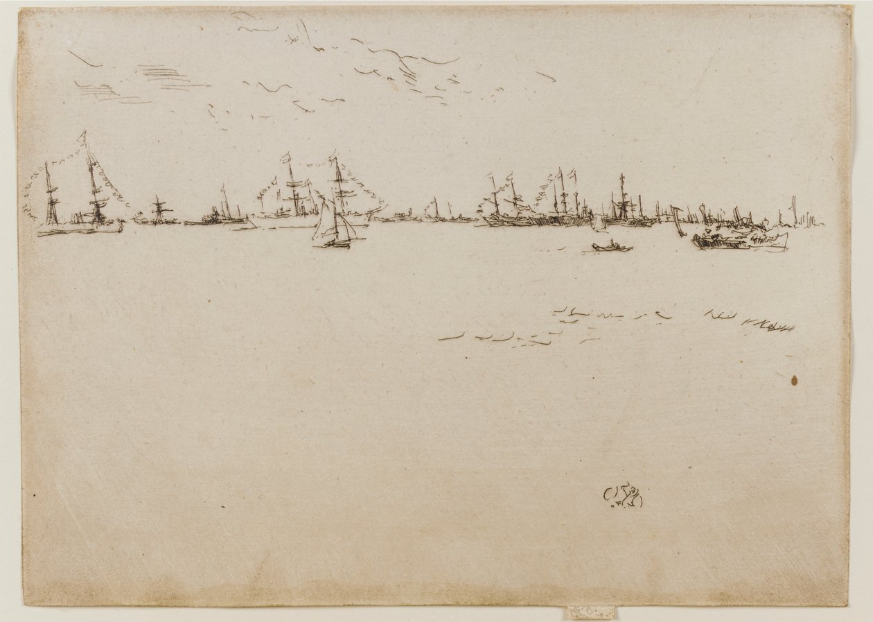 Tropas, 1887. de James Abbott McNeill Whistler